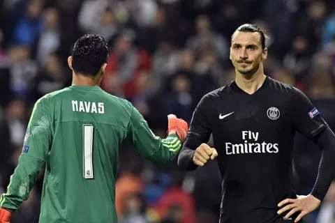 Zlatan Ibrahimović podría fichar por el PSG de Keylor Navas