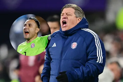 Miguel Herrera y Keylor Navas en la Selección de Costa Rica.