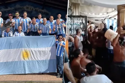 ¡Campesinos y privados de libertad! todo Panamá se une para apoyar a Argentina en el Mundial [VIDEO]