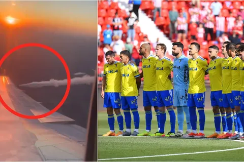 VIDEO: aterrizaje forzoso del avión del Cádiz posterga el homenaje al Mágico González en El Salvador