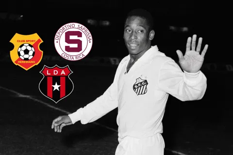 El emotivo vínculo de Pelé con Saprissa, Herediano y Alajuelense