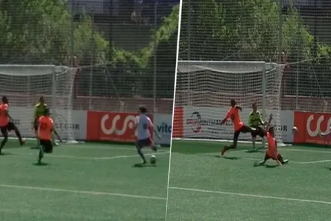 Nico Rodas anotó con el CE Carroi y se salvó del descenso
