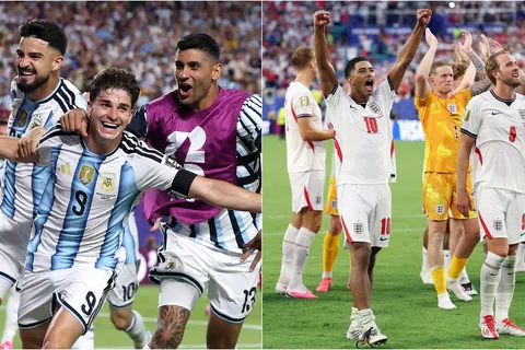 Bajas, lesionados y suspendidos de Argentina e Inglaterra para la semifinal del Mundial 2026