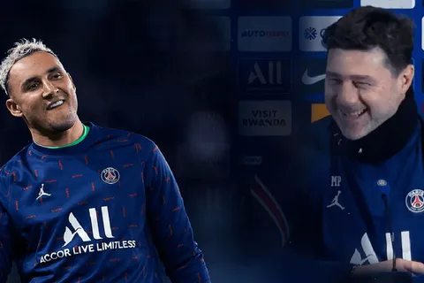 Mauricio Pochettino se rió ante la pregunta por la titularidad de Keylor Navas