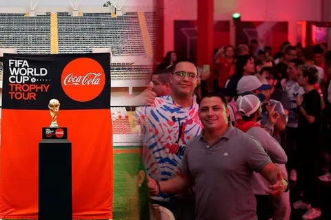Trophy Tour: Cientos de aficionados en Costa Rica visitaron el trofeo de la Copa del Mundo
