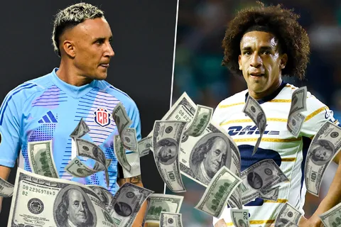 La comparación de salarios entre Keylor y Adalberto Carrasquilla.