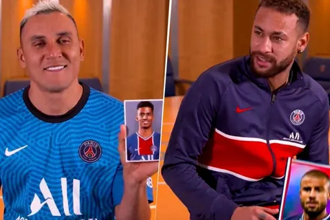 Keylor Navas vence a Neymar en divertido reto de PSG