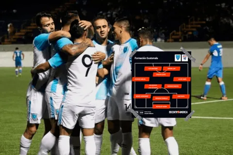 El probable 11 de Guatemala en su debut contra Cuba