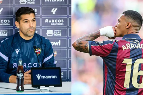 Nuevo DT del Levante da giro inesperado con Kervin Arriaga y esta es la decisión que medita tomar en la Liga Española