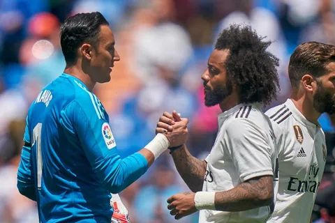 Marcelo conmueve al madridismo con su despedida a Keylor Navas