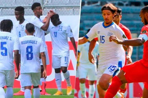 Preolímpico de Concacaf: las alineaciones de Honduras y El Salvador