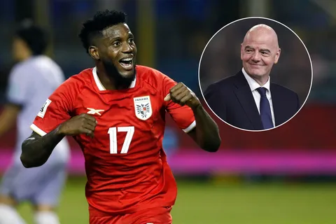 seleccion panama-fifa-jose fajardo-gianni infantino