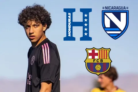 Brilló ante el Barcelona y eligió a la Selección de Honduras: así juega la joya de 16 años que Nicaragua dejó escapar
