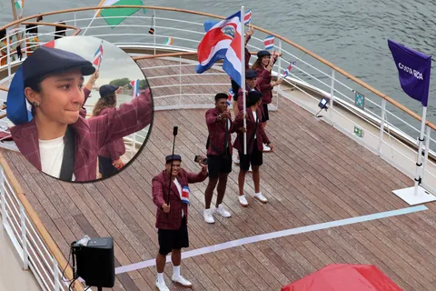 Costa Rica dijo presente en la inauguración de los JJOO.