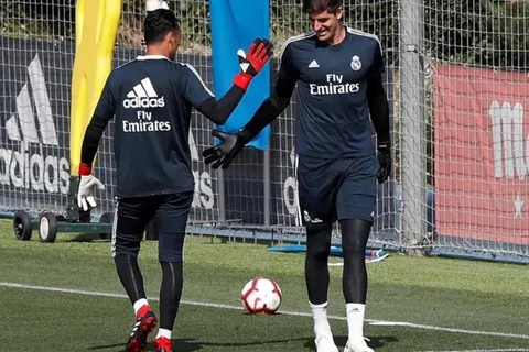 Solari sacó a un portero para llevarse a Courtois al Mundialito