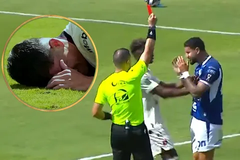 Roja directa y escándalo: la brutal agresión a Anthony Hernández que desató el caos en el Alajuelense vs Cartaginés