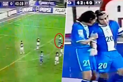 Inédito: Pescadito subió un gol con Guatemala que se creía perdido