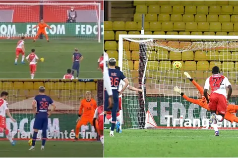 Keylor Navas no pudo detener el penal con el que perdió el PSG ante Mónaco