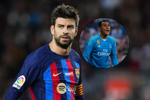 keylor navas-real madrid-gerard pique-fc barcelona