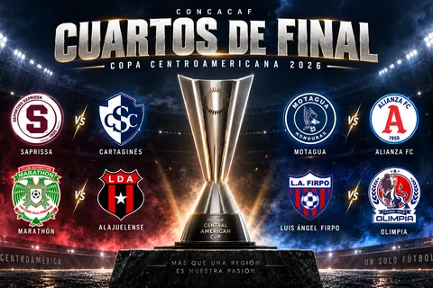 Todo listo para los cuartos de final de la Copa Centroamericana 2026.