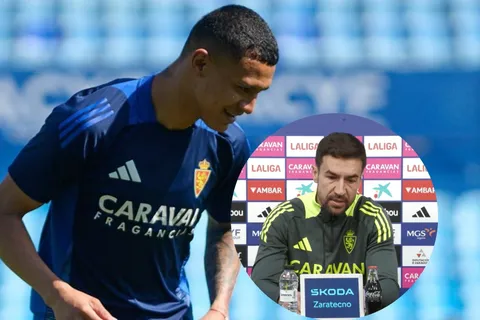Gabi Fernández toma decisión definitiva con Kervin Arriaga en el Real Zaragoza