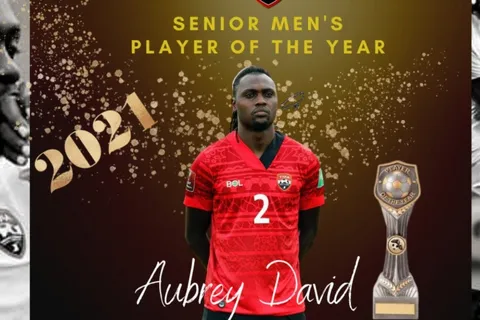 Jugador saprissista Aubrey David es el  jugador del año en Trinidad y Tobago
