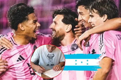 A la par de Messi: el otro hondureño que firmó contrato con el Inter Miami y se unirá a David Ruiz