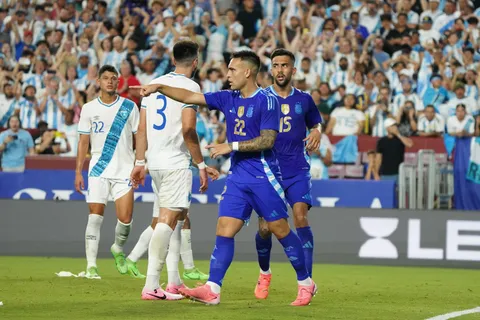 Guatemala 1-4 Argentina: goles y resumen del partido amistoso de hoy, 14 de junio