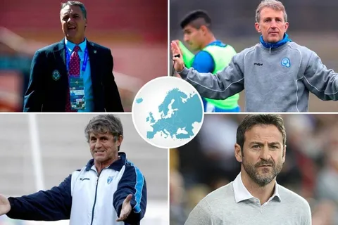 Los entrenadores europeos que dirigieron selecciones centroamericanas