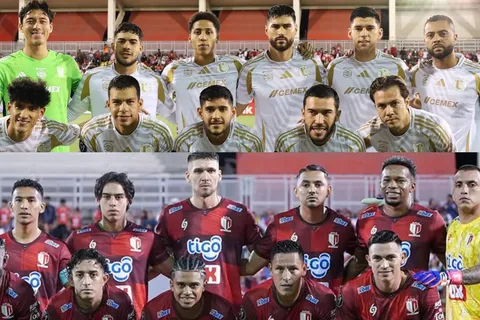 Las alineaciones de Tigres y Real Estelí en el partido de ida en Nicaragua.