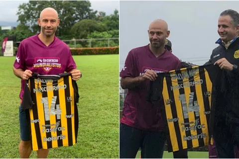 Real España anuncia el "fichaje" de Javier Mascherano