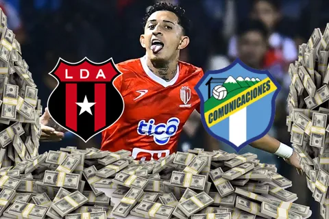 Preparan los millones por Byron Bonilla: Alajuelense y Comunicaciones ya saben el precio del jugador más codiciado