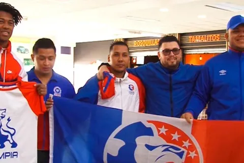 Olimpia volvió a Honduras y así lo recibieron sus hinchas