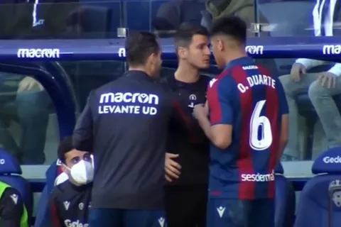 Duarte casi llega a los golpes... contra un compañero de equipo [Video]