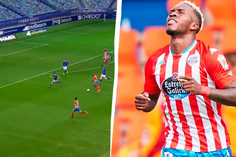 José Luis Rodríguez marca un golazo para el CD Lugo [VIDEO]