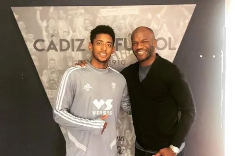 David Suazo y el Choco Lozano se encontraron en Cádiz y se tiraron piropos