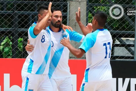 Eliminatorias Concacaf al Mundial de Fútbol Playa: Guatemala goleó 10-1 a República Dominicana y avanza a cuartos de final