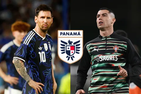 seleccion de panama-cristiano ronaldo-lionel messi
