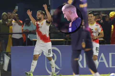 Marco Reus no podía creer el gol de Herediano.