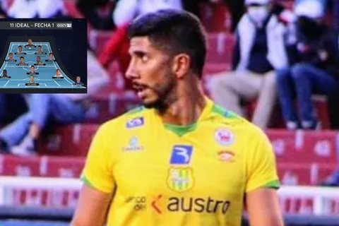 Gerardo Gordillo en el once ideal de la primera jornada en Ecuador