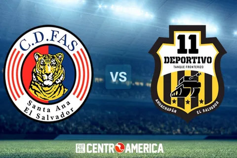 FAS vs Once Deportivo: horario, canal de TV y streaming para ver EN VIVO la fecha 2 del Apertura de El Salvador