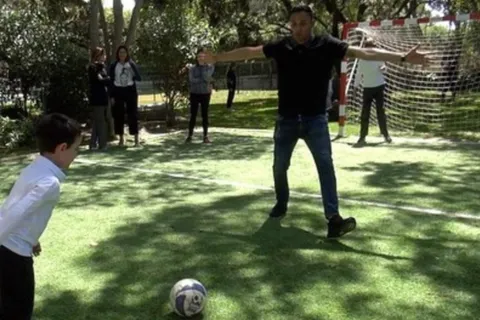 Keylor Navas reapareció en Madrid luego de su despedida