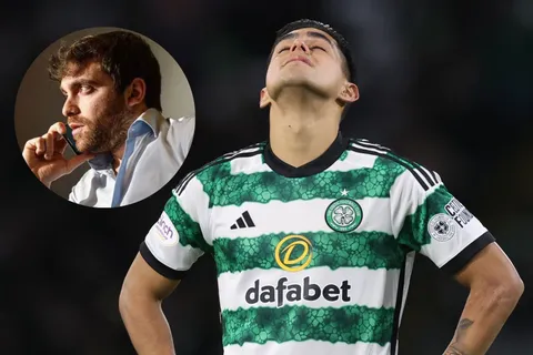 Luis Palma en Celtic y Fabrizio Romano, periodista.