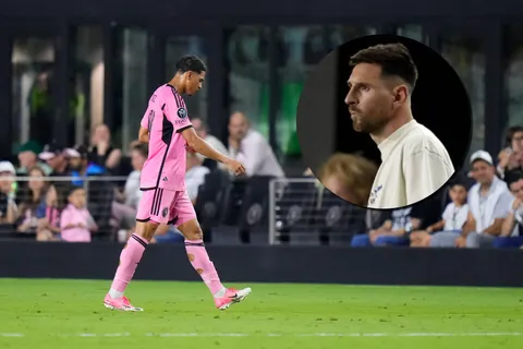 David Ruiz dejó a su equipo con uno menos y no le gustó a Lionel Messi. (Foto: Getty Images)