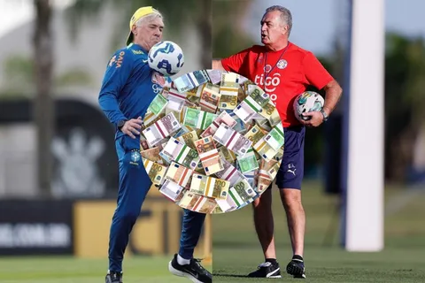 Mientras Carlo Ancelotti cobra 10 millones de dólares en Brasil, esto gana Gustavo Alfaro en Paraguay tras abandonar Costa Rica.