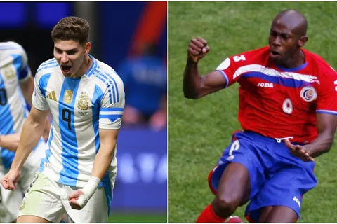 Julián Álvarez iguala una marca de Paulo Wanchope en el debut de Argentina por la Copa América 2024