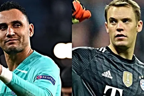 Keylor Navas ante Manuel Neuer en la final de la UEFA Champions League