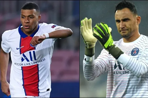Keylor Navas llenó de elogios a Kylian Mbappé tras el partido ante Barcelona