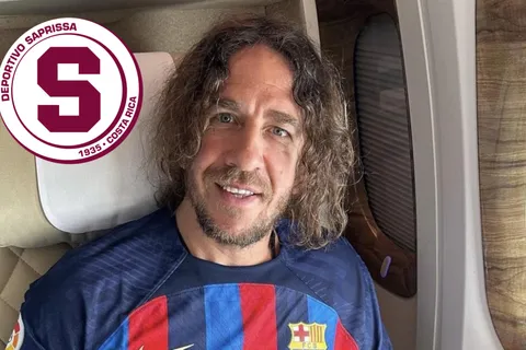 Carles Puyol fue el "amuleto"  del Saprissa ante Cartaginés en el Torneo de Apertura 2023