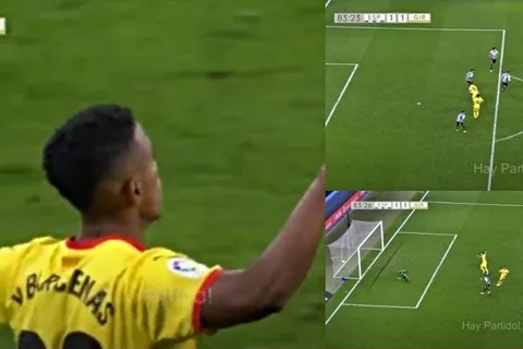 Édgar Bárcenas marcó su primer gol con el Girona en España ante el Espanyol